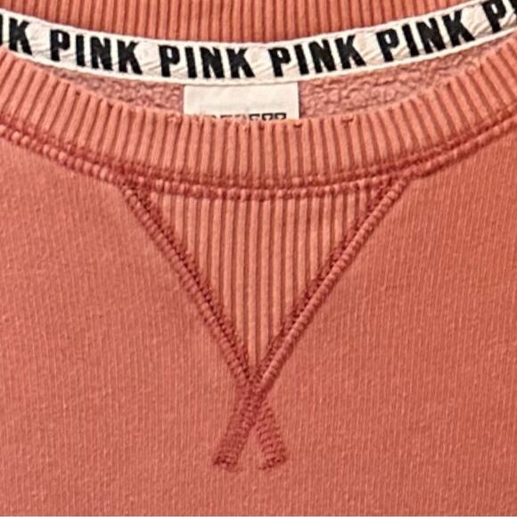 Victoria’s Secret PINK Mauve Pink pull over oversize sweatshirt in size XS - Picture 4 of 5